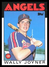 1986 Topps Traded Wally Joyner #51T    XRC California Angels C1