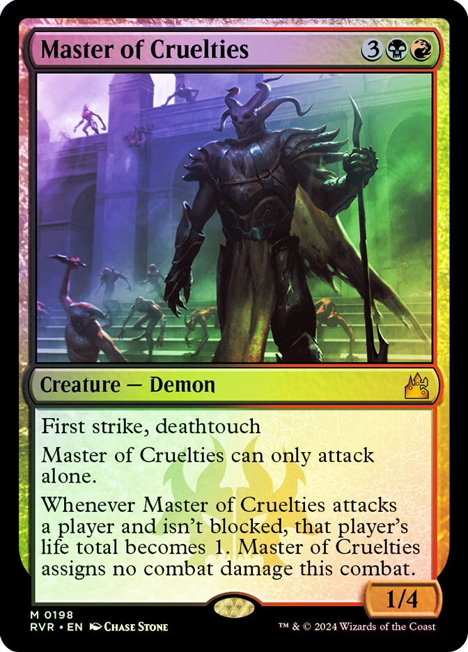 MTG FOIL Master of Cruelties  - Ravnica Remastered #198 - Image 1 of 1