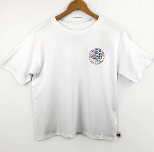 DICKIES White Boxy Pastel Logo Cotton T-Shirt Juniors [S/M] NWT - Picture 1 of 9