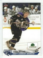 2008-09 Swift Current Broncos (WHL) Jordan Evans