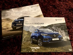 Renault Kadjar Brochure 2019 - UK Issue, dated July 2019 + Range Price List - Picture 1 of 1