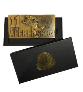 2016 Ottawa Senators Daniel Alfredsson Jersey Retirement Night GoldBronze Ticket - Bild 1 von 3