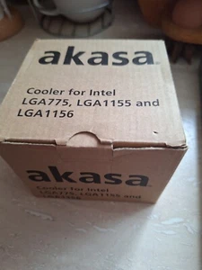 AN Akasa AK-CCE-7104EP Ultra Quiet Intel Cpu Fan FOR VARIOUS USES IN A PC UNIT - Picture 1 of 5