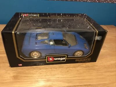 BURAGO 1/18 - COD. 3035 BUGATTI EB 110 1991 - BLUE - Image 1 of 4