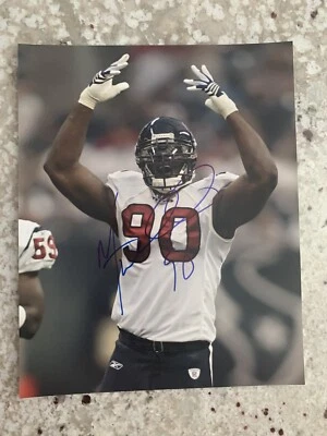 Foto firmada por Mario Williams de 8x10 de los Houston Texans Foto 1 de 2