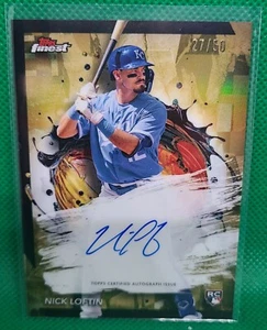 2024 mejores autógrafos refractores dorados #FANL Nick Loftin 27/50 - Imagen 1 de 2