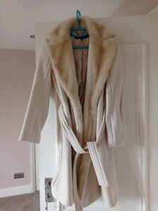 French Connection Wool overcoat - size 6 - Picture 1 of 3