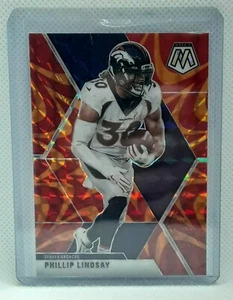 Phillip Lindsay 2020 Panini Mosaic Football #70 ORANGE REACTIVE Denver Broncos - Picture 1 of 2