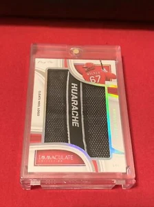2023 PANINI IMMACULATE JORDAN WALKER CLEATS HEEL HUARACHE LOGO PATCH SP# 1/1 - Picture 1 of 7