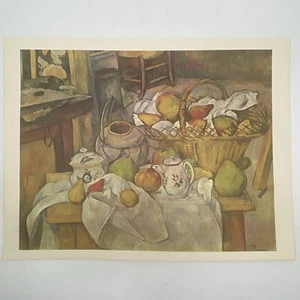 Vintage Paul Cezanne The Kitchen Table Art Book Print Unframed - Picture 1 of 4