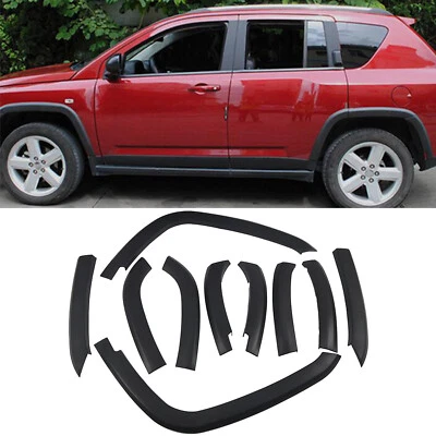 10Pcs/Set for Jeep Compass 2011-2018 Front & Rear Wheels Fender Flares Cover Foto 1 de 4