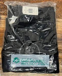 NWT Original Vintage Girl Scout Of America Official Black Pants Teen XL - Picture 1 of 4