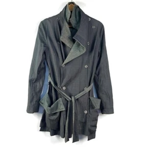 SKFK SkunkFunk Damen Trenchjacke grau Größe M Fronttaschen Langarm - Bild 1 von 11
