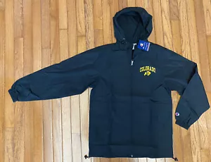 New Champion University of Colorado Buffaloes Jacket Full Zip Windbreaker SMALL - Picture 1 of 4