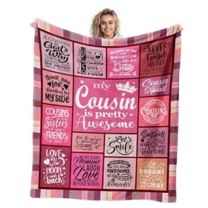 Giftss Gifts for Women, Gifts fors Female, Best Gifts Birthday 50"x60" Cousin - Picture 1 of 8