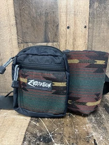 Z-Kreation Bauchtasche Hüfttasche Getränkehalter rot Azteken Wandern Outdoor - Bild 1 von 8