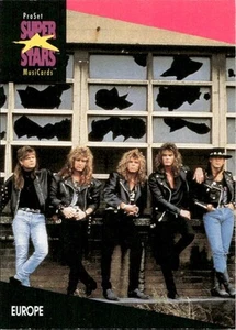 1991 ProSet Super Stars MusiCards Rock Pop Rap Set Break Europe #172 - Imagen 1 de 2
