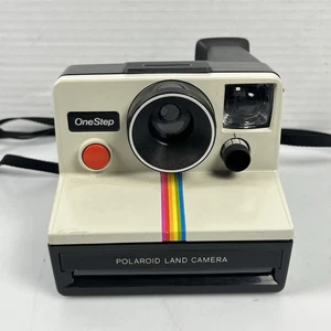 Correa de película a rayas arco iris instantánea de un paso para cámara Polaroid Land probada - Imagen 1 de 7