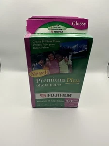 NEW FUJIFILM PREMIUM PLUS GLOSSY PHOTO PAPER 4 X 6” - 5 Packs 100 Each - Afbeelding 1 van 3