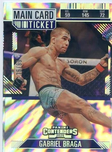 Boleto de tarjeta principal Panini Contenders PFL GABRIEL BRAGA #70 2025/99 - Imagen 1 de 2
