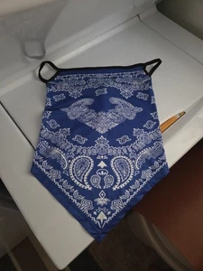 Pañuelo Paisley Azul Pañuelo Playa Crop Top Usado - Imagen 1 de 6