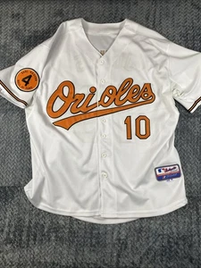 Baltimore Orioles Adam Jones #10 Jersey Size 50 Orange Majestic Stitched MLB - Picture 1 of 9