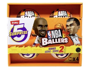 4 Stück ZURU 5 Surprise NBA Ballers Serie 2 Sammelfiguren Basketball Mystery - Bild 1 von 1