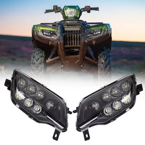 LED Headlights for Honda Genuine 2014-2019 Honda Rancher 420 Foreman 500 Rubicon - Picture 1 of 9