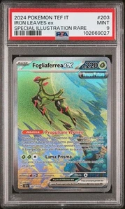 Fogliaferrea ex 203 PSA 9 - Mint - Carta gradata in ITALIANO ITA Iron Leaves - Foto 1 di 2