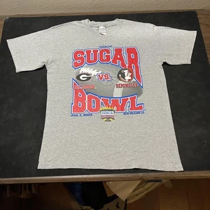 Vintage Georgia Bulldogs Florida State Seminoles Shirt Mens Large NCAA Football - Picture 1 of 12