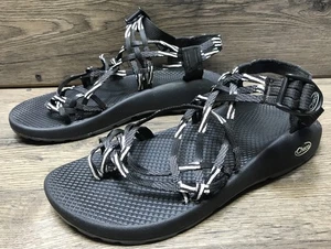 CHACO Classic ZX/2 Black/White Straps Hiking, Walking, Sports Sandal Women's 11 - Picture 1 of 9