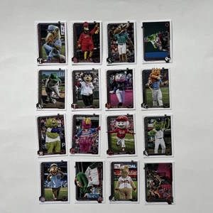 16 Card Lot 2025 Topps Celebration Mega Box Mascots Insert cards See list! - Picture 1 of 1