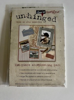 Paquete de álbumes de recortes de 196 piezas My Mind’s Eye & Dee’s Designs Un:binged nuevo sin etiquetas Foto 1 de 4