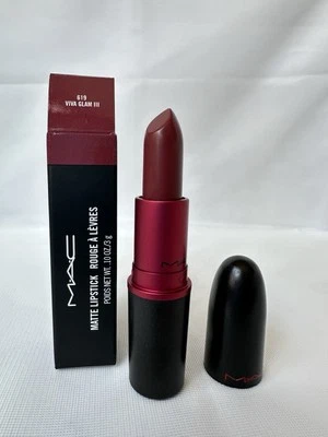 Mac Matte Lipstick  (VIVA GLAM III 619) Full Size 3g-Discontinued  Rare NIB - Image 1 of 4