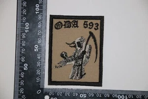 US 5TH SPECIAL FORCES SFGP ODA 593 CLOTH ARMY PATCH BLACK READ! - Picture 1 of 1
