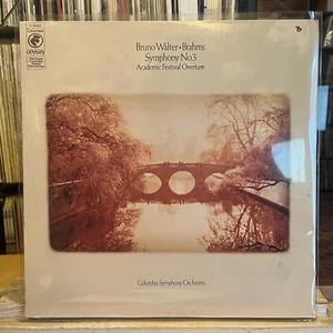 [CLASSICAL]~EXC LP~BRAHMS~BRUNO WALTER~COLUMBIA S.O~Symphony No 3~Academic Festi - Picture 1 of 5