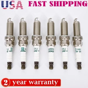 Set of 6 Genuine Denso Spark Plug 22401-EW61C For Nissan Infiniti EX35 FXE22HR11 - Picture 1 of 10