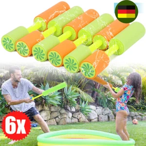 6tlg Poolkanone Wasserspritze Wasserpistole Wasser Pool Kanone Spielzeug DHL - Bild 1 von 20