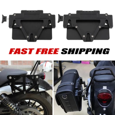 Lockable Quick Release Saddlebag Mount Pannier Bracket For Shadow Vulcan C90 109 - Изображение 1 из 4