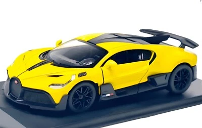 Bravìssimo! Volkswagen Group BUGATTI DlVO Quad-Turbo 4.2 Giallo 1/43 Scale Norev - Image 1 of 4