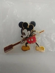 Disney Disneyland RARE Custodial Cast Award Mickey Mouse Sweeping Pin - Picture 1 of 2