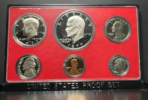 1977 San Francisco Proof Set / Original Mint Packaging Cover