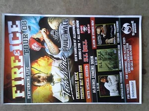 Tech N9ne Paul Wall Ill Bill 2008 Fire & Ice Tour Allentown PA Poster  - Picture 1 of 1