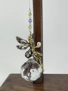 Ganz Crystal Expressions Ball Prism Window Rearview Mirror Hanging Ornament - Picture 1 of 6