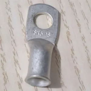 10pcs Tinned Copper Lug 6AWG Cable Welding Battery Connector 5/16" Ring Terminal - Picture 1 of 7