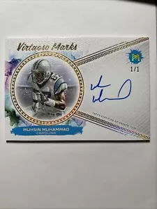 2024 Topps Motif Virtuoso Marks Muhsin Muhammad gold 1/1 - Picture 1 of 7