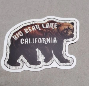 Pegatina troquelada Big Bear Lake California - libro de recortes turístico de viaje coleccionable - Imagen 1 de 3