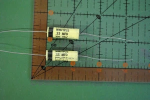 CORNELL DUBILIER CAPACITOR .33uf 100v WMF1P33K .33mfd  AUDIO POLYESTER  NEW 4pcs - Picture 1 of 2