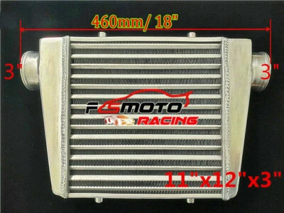 280x300x76mm/11"x12"x3" Front Mount Aluminum Intercooler Inlet/Outlet 76mm/3" - Image 1 of 4
