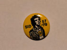 Sid Vicious 57-79 Sex Pistols punk punkrock vintage SMALL BUTTON music artist 2